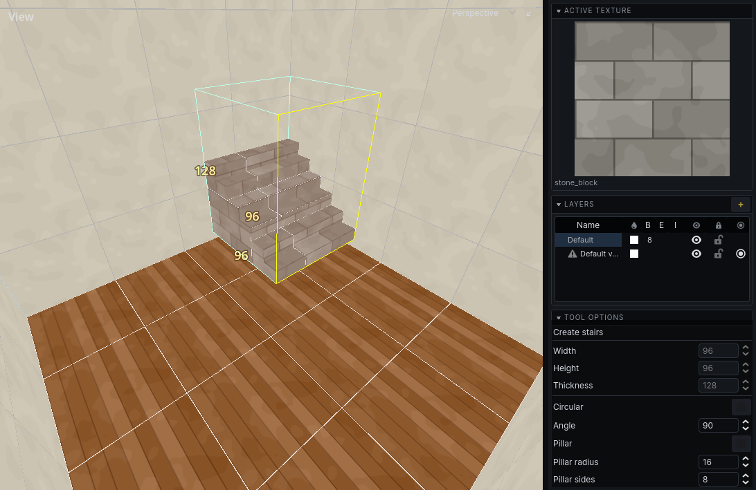 Adjusting a stair before keeping it
